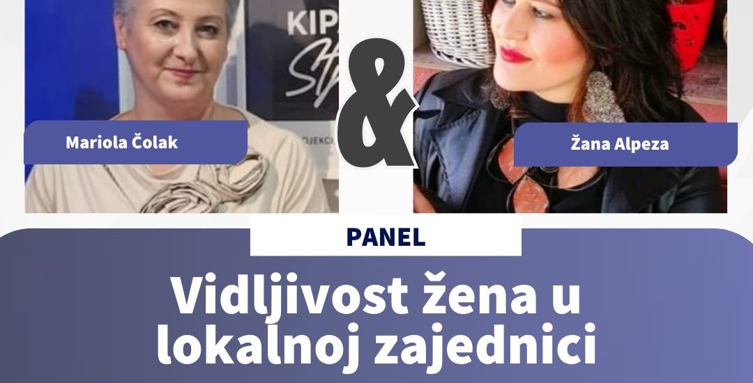 Najava panela: “Vidljivost žena u lokalnoj zajednici” – Grude, 5. april