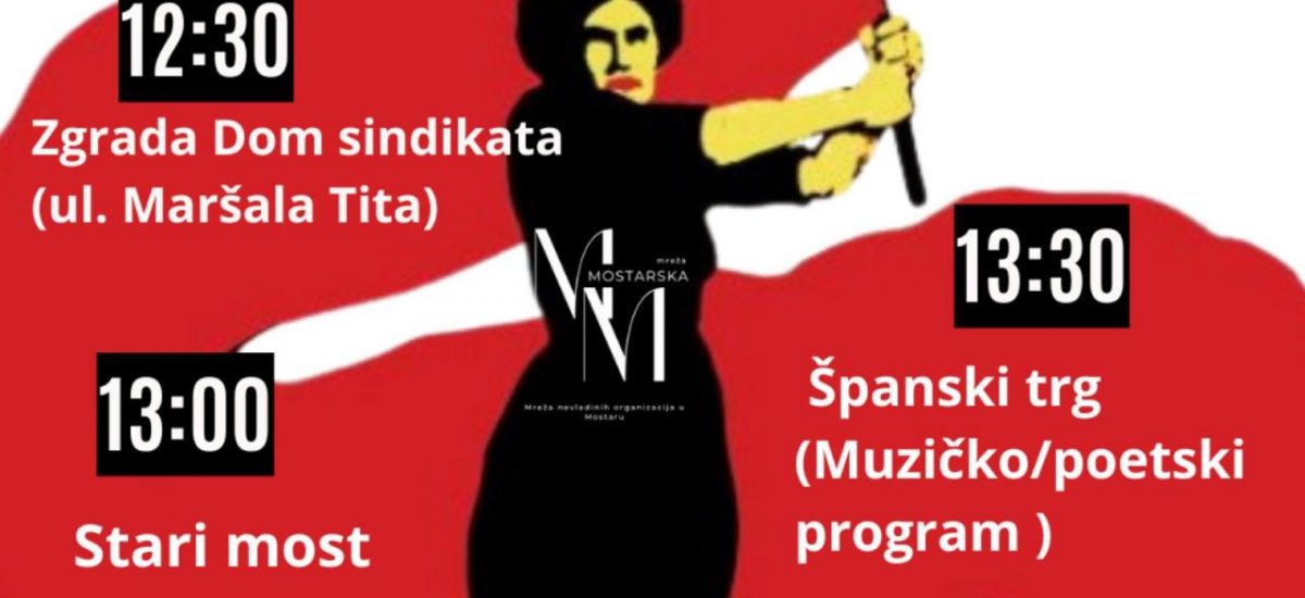 Mostarke dižu glas: Prosvjedna šetnja za Dan žena