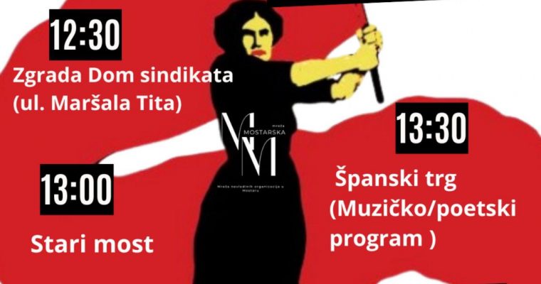 Mostarke dižu glas: Prosvjedna šetnja za Dan žena