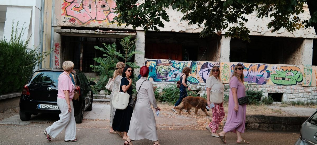 Mostar kroz perspektivu žena: sigurnosne šetnje u Ulici Alekse Šantića i Ulici kneza Mihajla Viševića Humskog (Liska ulica)